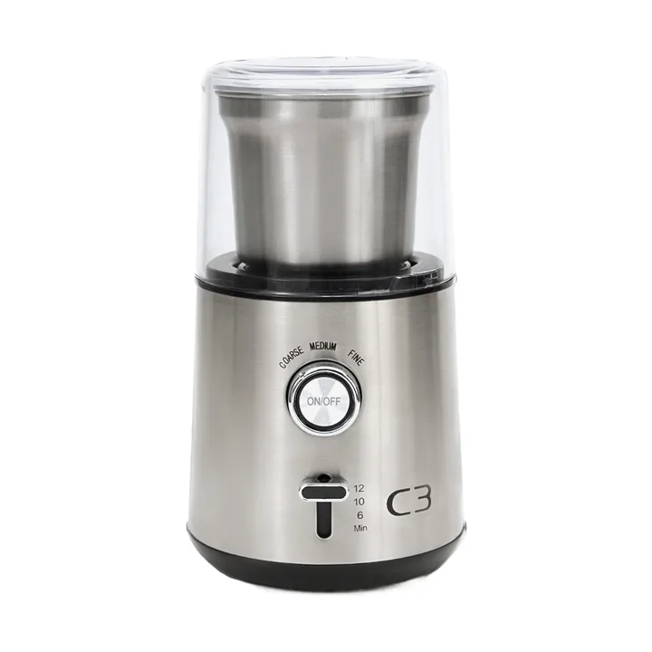 Design Coffee Grinder CG700 85g - Brushed stainless steel - C3
