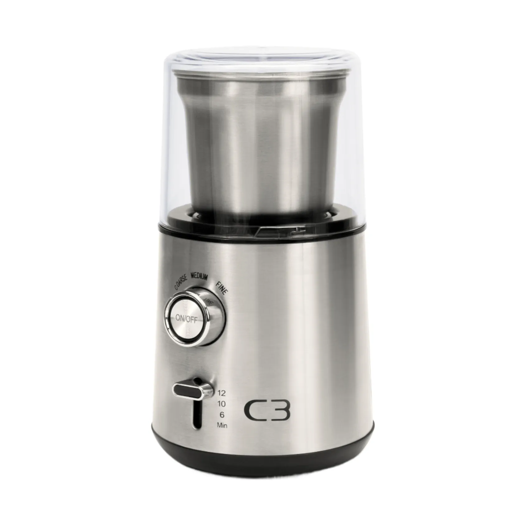 Design Coffee Grinder CG700 85g, Brushed stainless steel C3