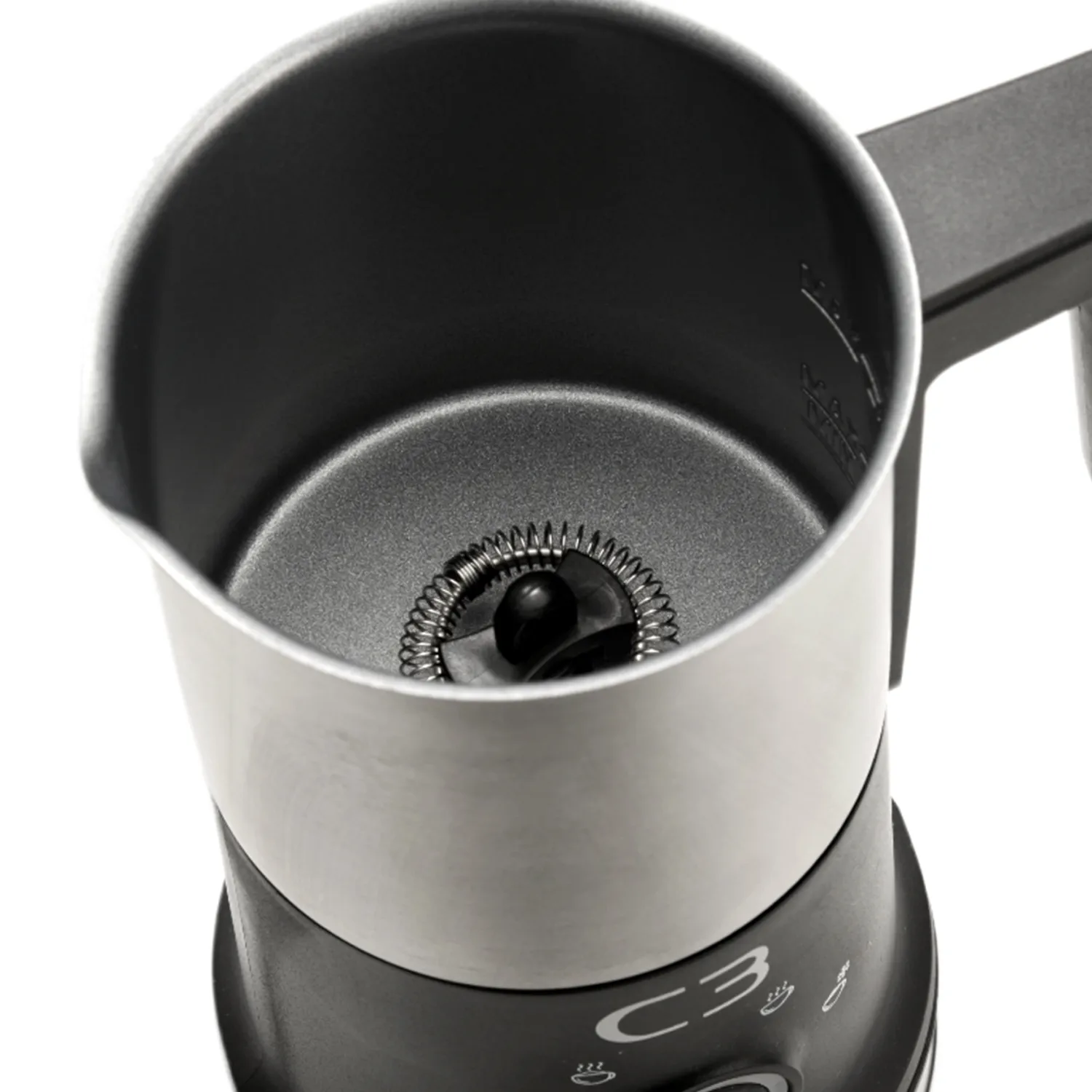 Design Milk Frother MF700, Brushed stainless steel C3