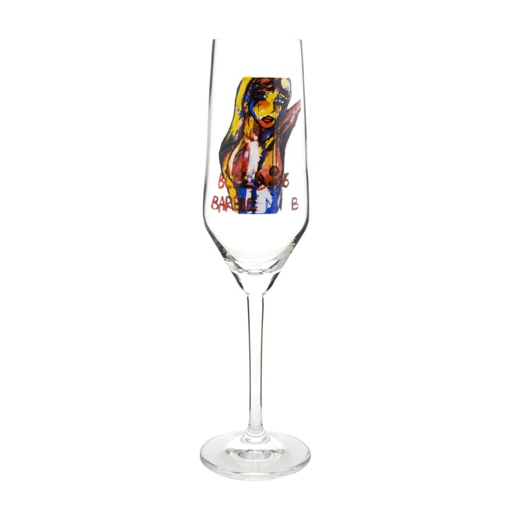 Bleeding Barbie champagne glass, 30 cl Carolina Gynning