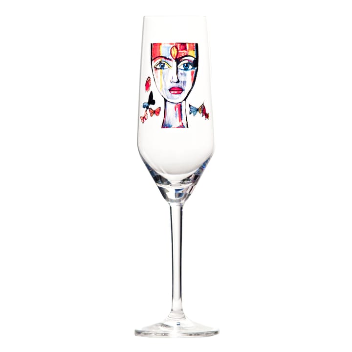 Butterfly Messenger champagne glass, 30 cl Carolina Gynning