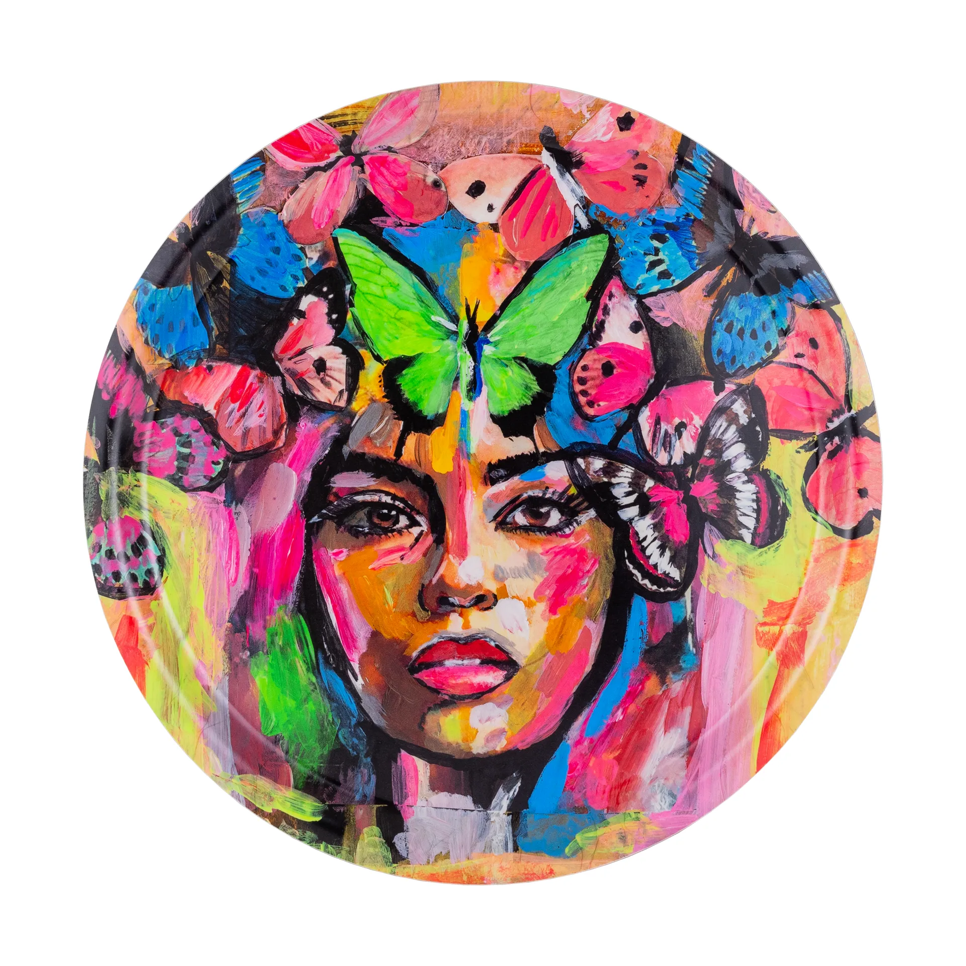 Coming back to life tray Ø31 cm, Multi Carolina Gynning