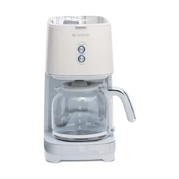 Champion Creme White coffee maker - Beige, 12 cups - Champion