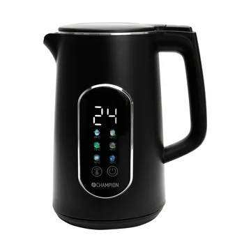 Champion Digital Temp kettle - Matt black, 1.7 l - Champion