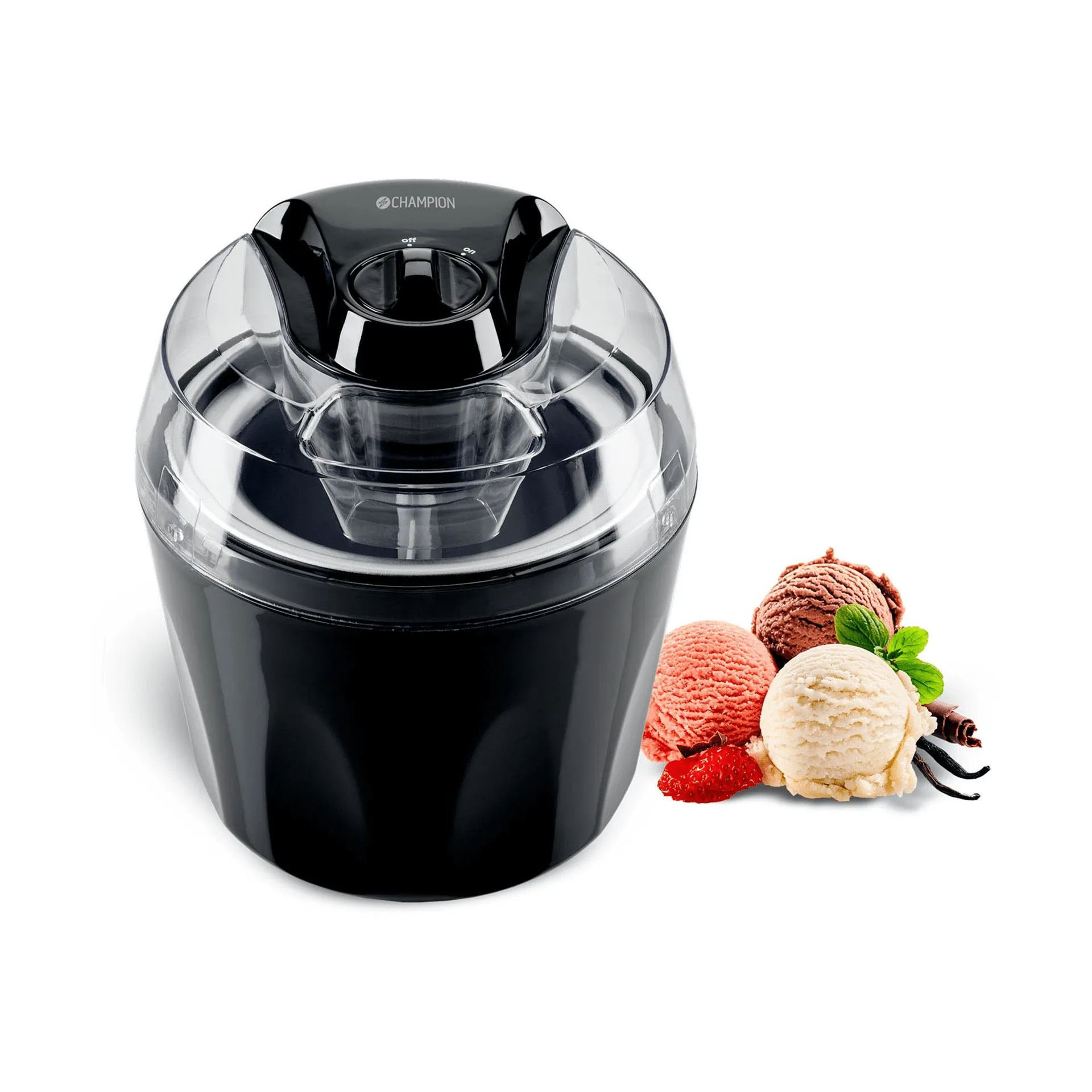 Champion ice cream maker, Black, 1.5 l Champion