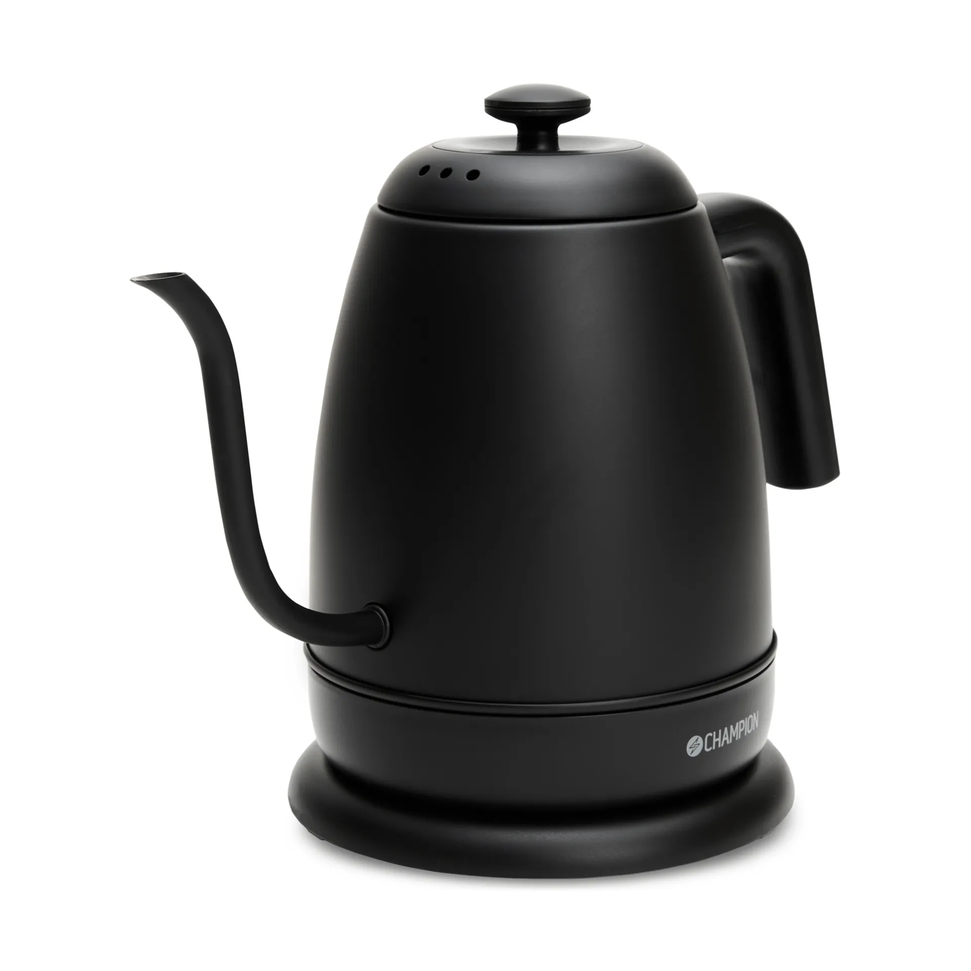 Champion Pour Over Elegant kettle, Matte black, 1 l Champion