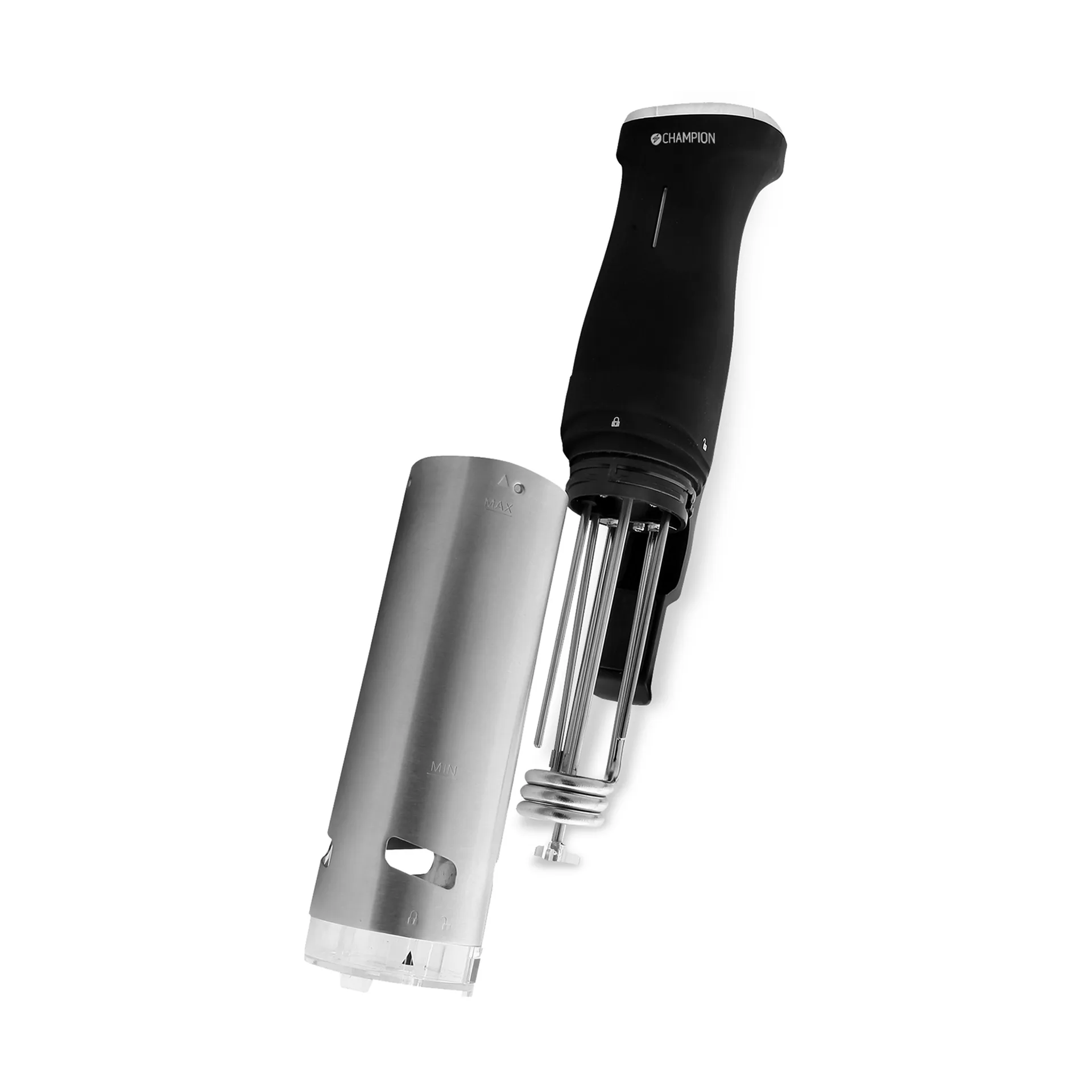 Champion Precision sous vide, Stainless steel-black Champion