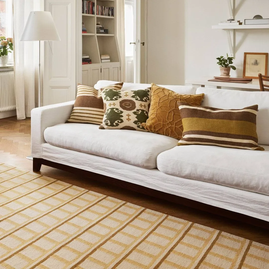 Mysore wool rug, Off White-Masala Yellow-Yellow, 180x270 cm Chhatwal & Jonsson