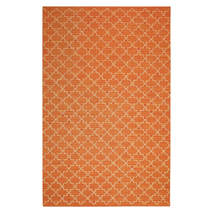 New Geometric rug 180x272 cm - Orange melange -off white - Chhatwal & Jonsson