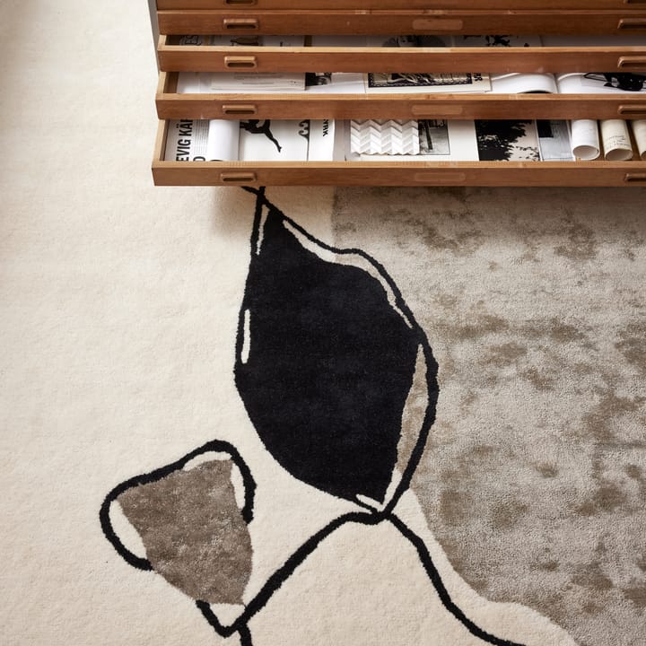 Abstract rug 200x300 cm, Ivory Classic Collection