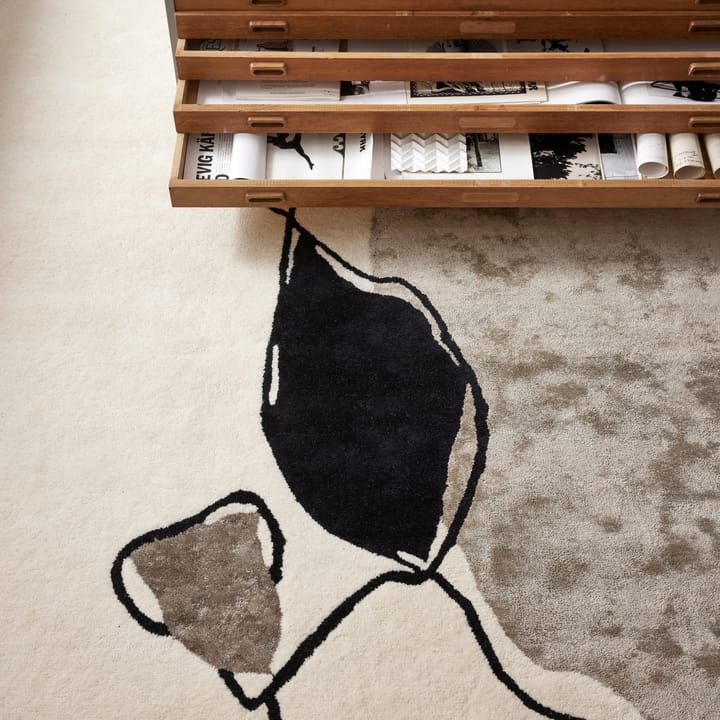 Abstract rug  200x300 cm, Ivory Classic Collection