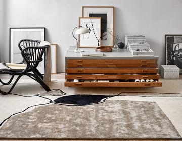 Abstract rug 250x350 cm - Ivory - Classic Collection