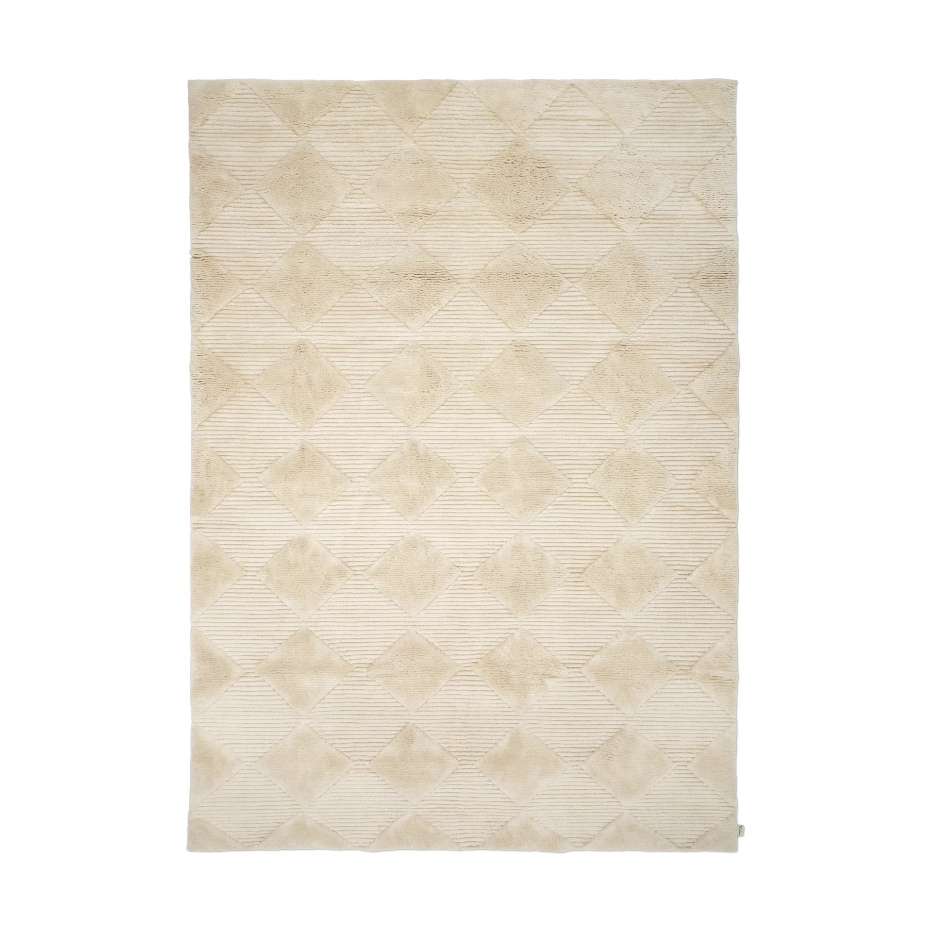 Berber rug, Ivory, 250x350 cm Classic Collection