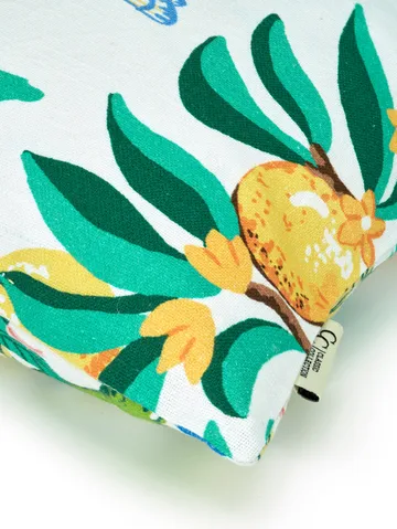 Botanical Orange cushion cover 50x50 cm - White - Classic Collection