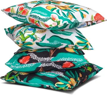 Botanical Orange cushion cover 50x50 cm - White - Classic Collection