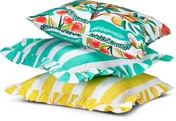 Botanical Orange cushion cover 50x50 cm - White - Classic Collection