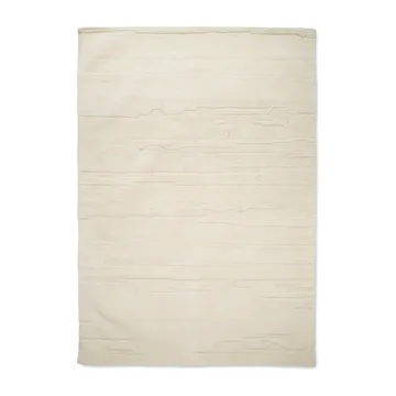 Carved wool rug 170x230 cm - Ivory - Classic Collection