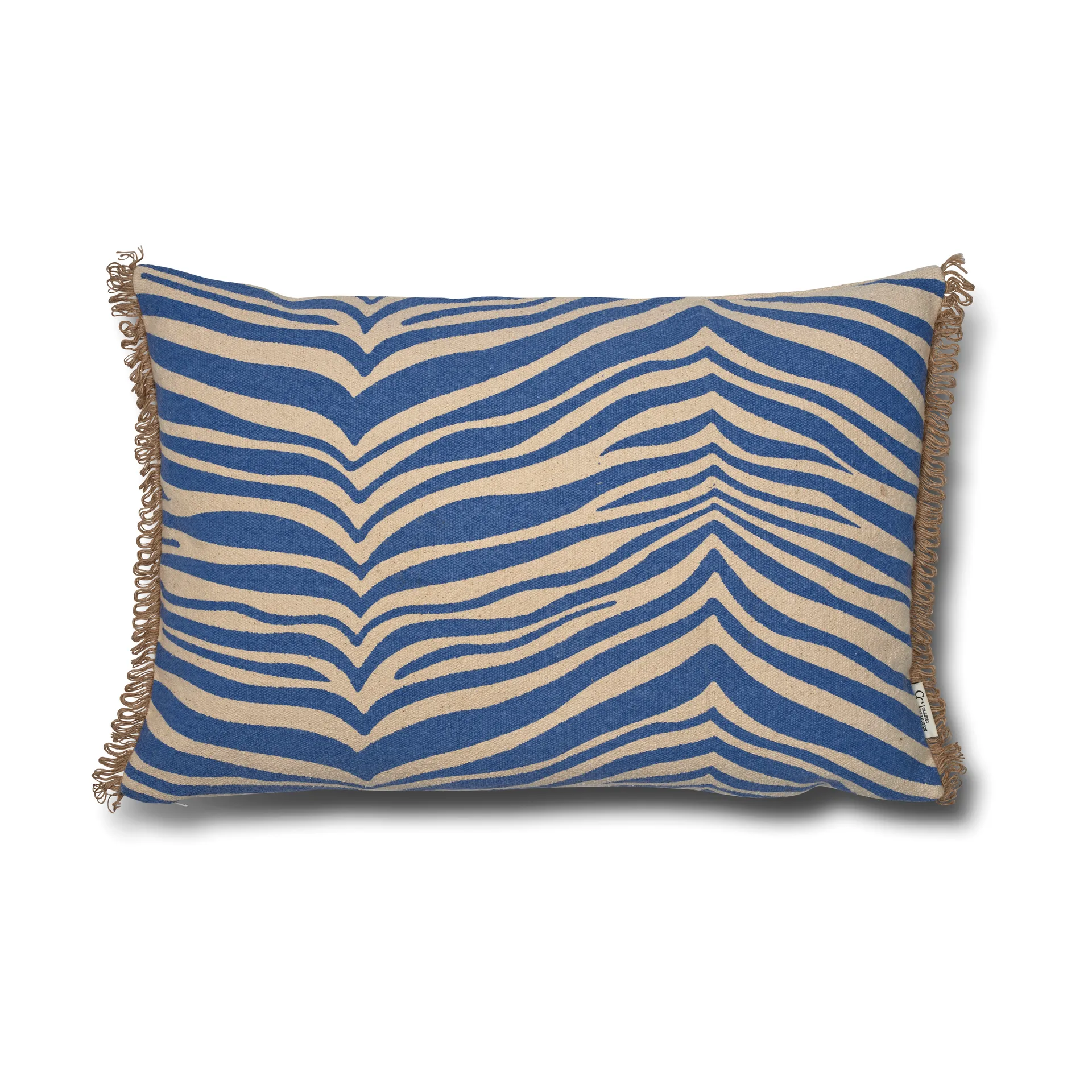 Classic Collection Zebra cushion 40x60 cm, Blue Classic Collection