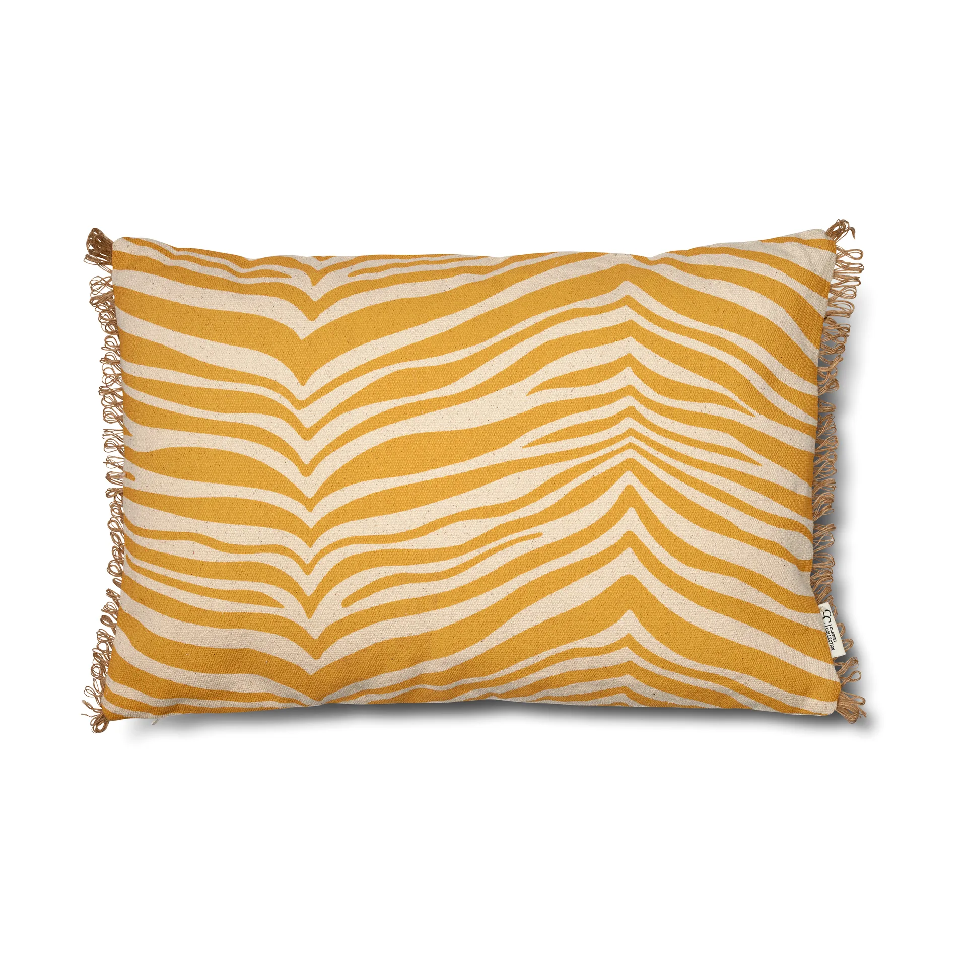 Classic Collection Zebra cushion 40x60 cm, Yellow Classic Collection