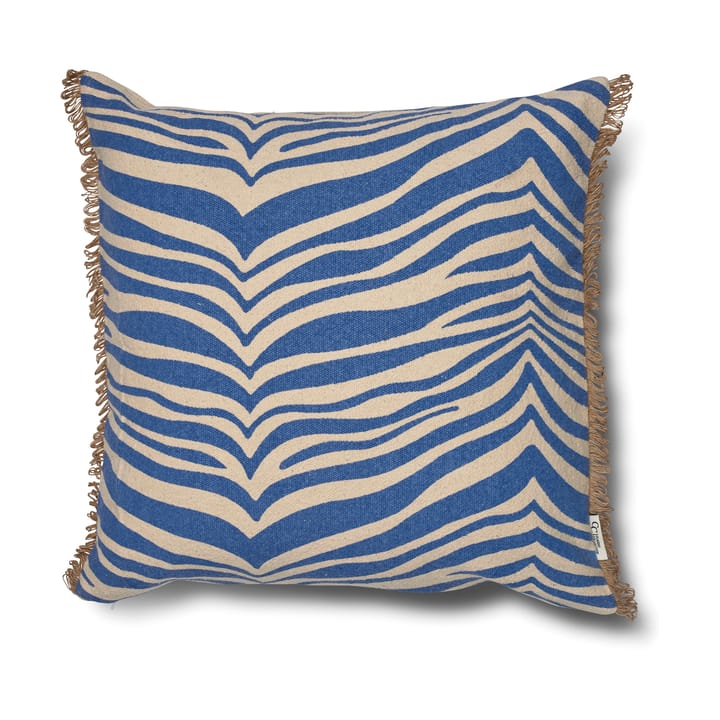 Classic Collection Zebra cushion 50x50 cm - Blue - Classic Collection