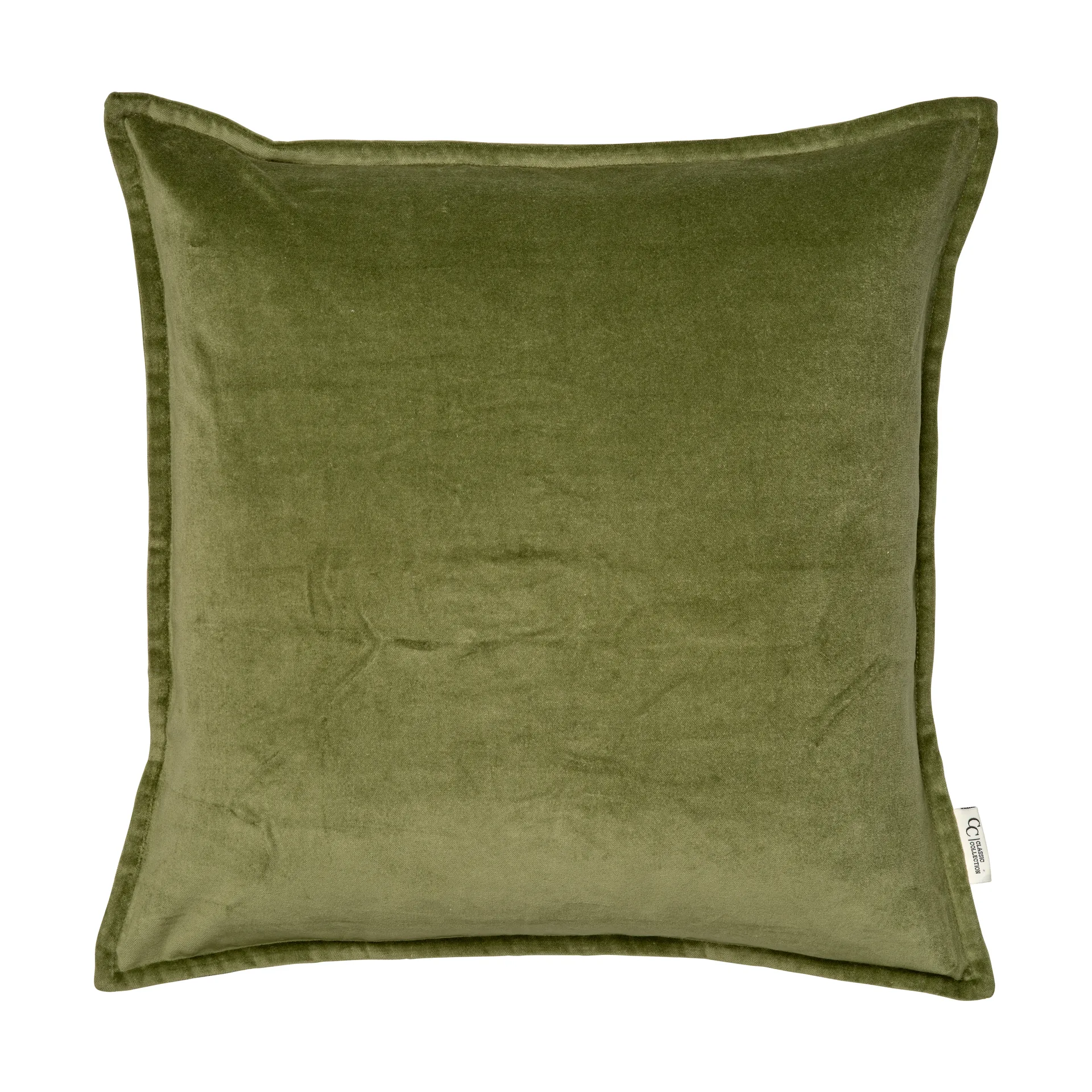 Classic Velvet cushion cover 50x50 cm, Green Classic Collection