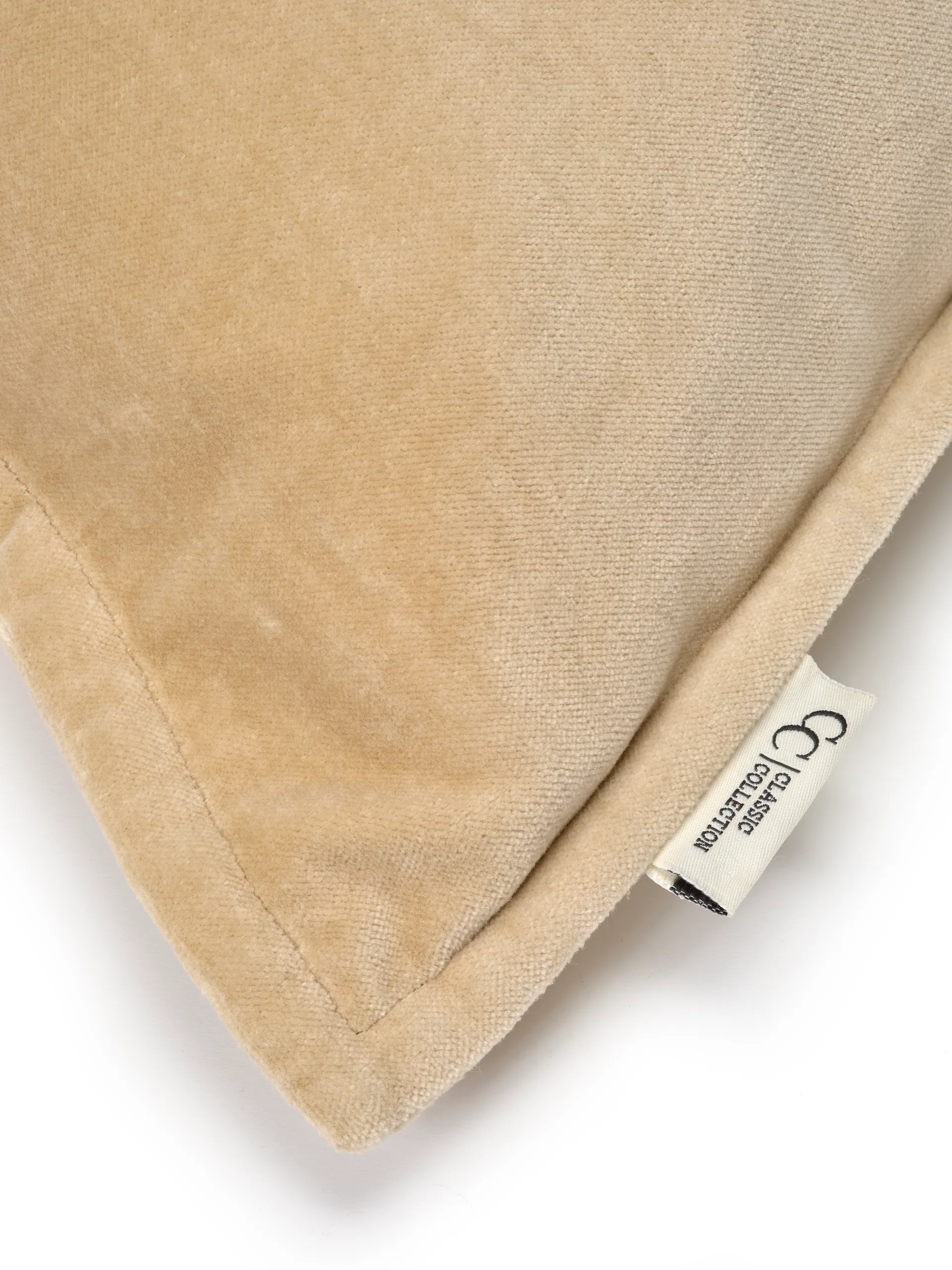 Classic Velvet cushion cover 50x50 cm, Sand Classic Collection