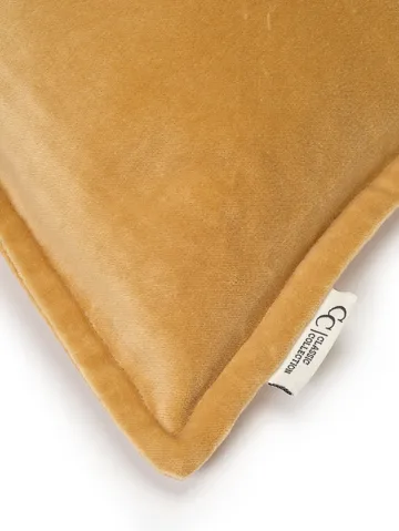 Classic Velvet cushion cover 50x50 cm - Yellow - Classic Collection