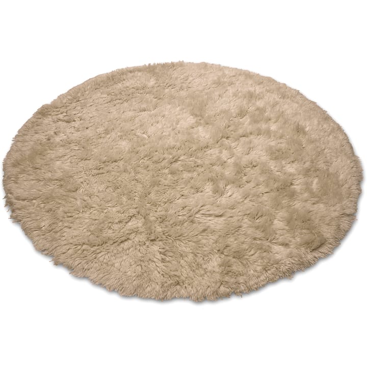 Cloudy wool carpet Ø160 cm, Beige Classic Collection
