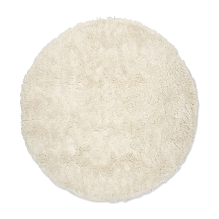 Cloudy wool carpet Ø160 cm, Natural white Classic Collection