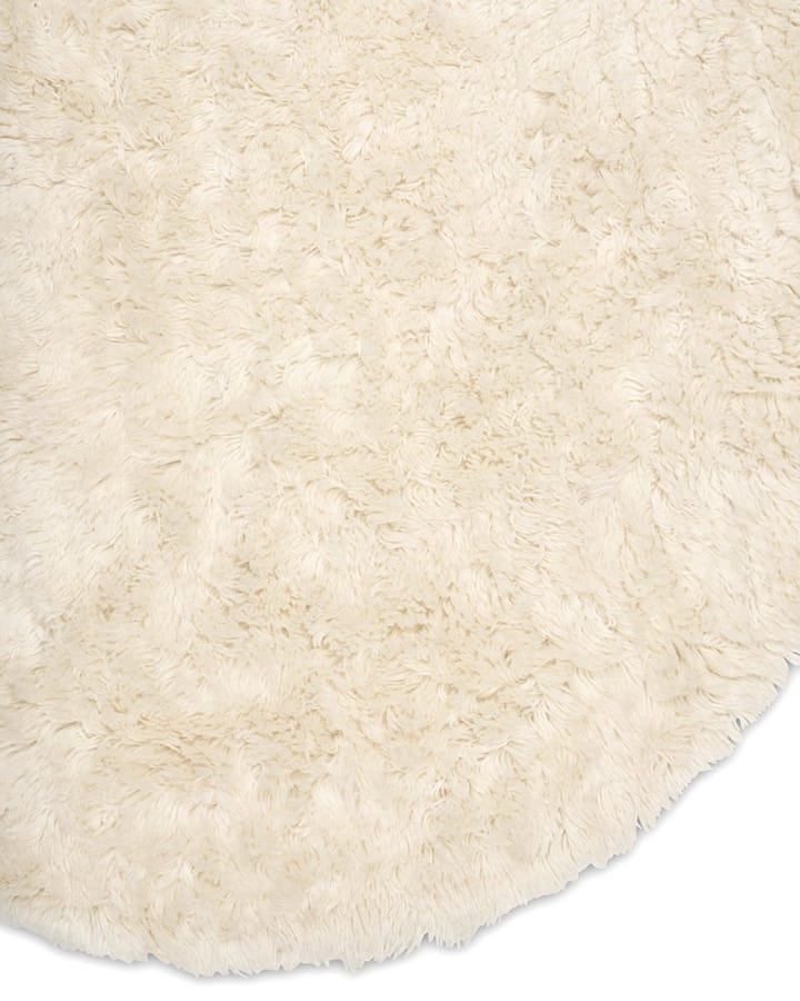 Cloudy wool carpet Ø160 cm, Natural white Classic Collection