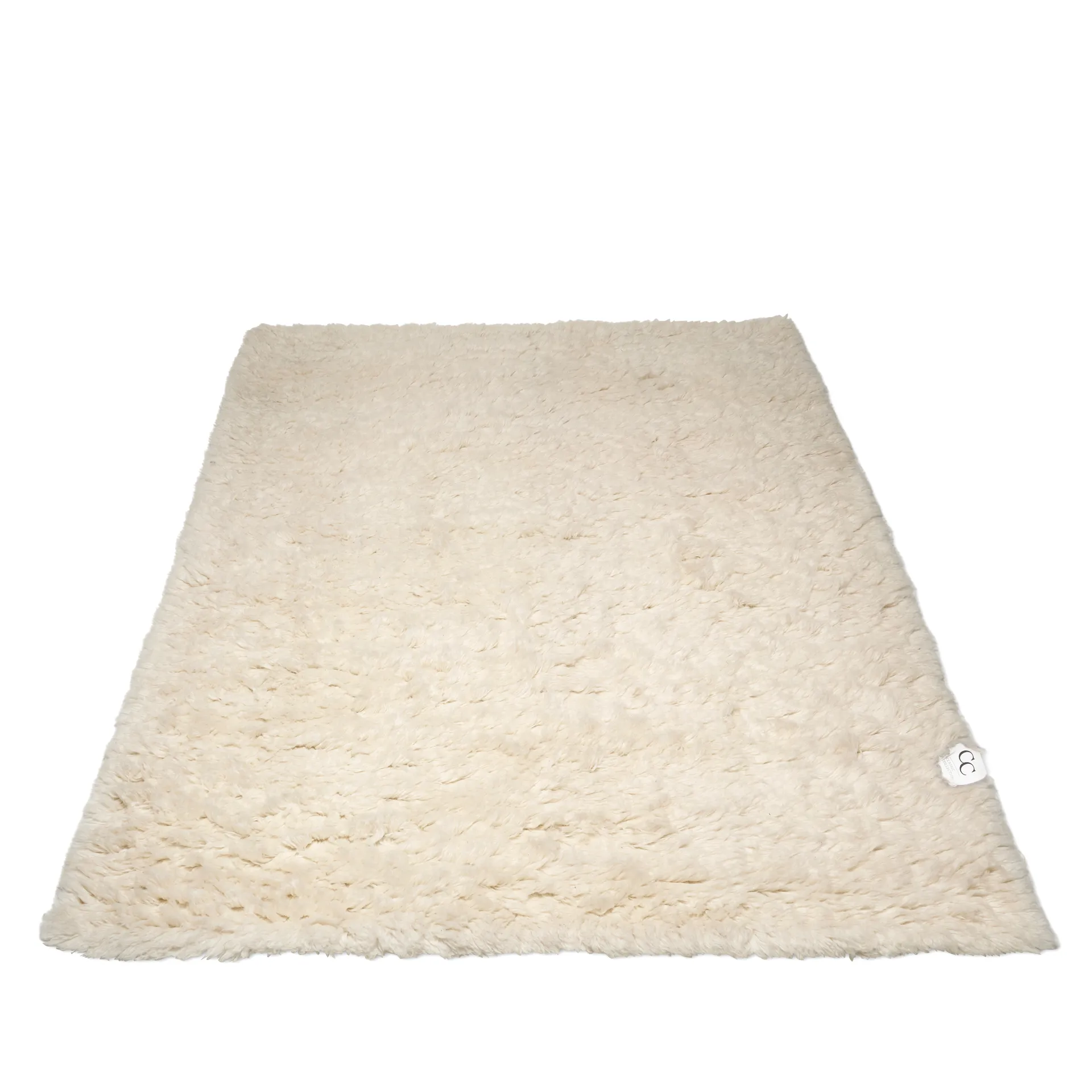 Cloudy wool rug 200x300 cm, Natural white Classic Collection