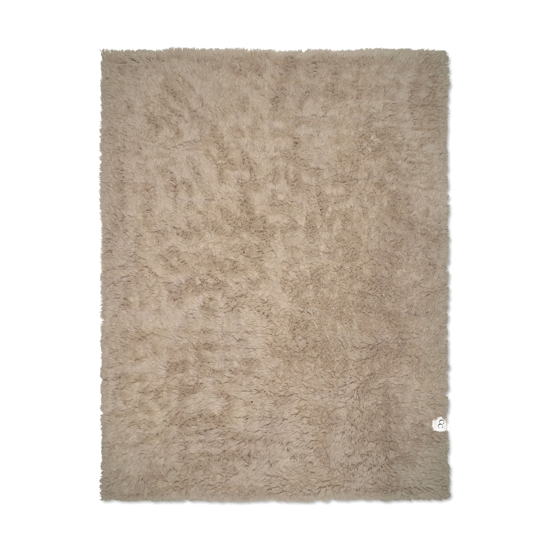 Cloudy wool rug 250x350 cm, Beige Classic Collection