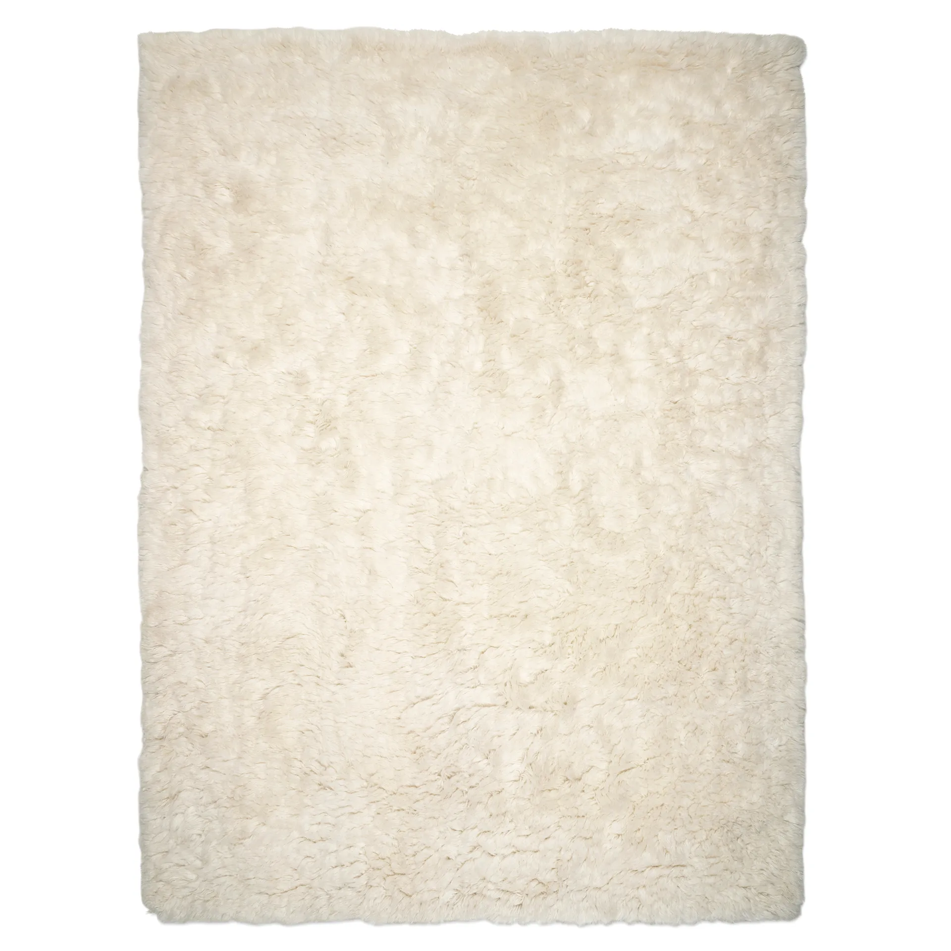 Cloudy wool rug 250x350 cm, Natural white Classic Collection