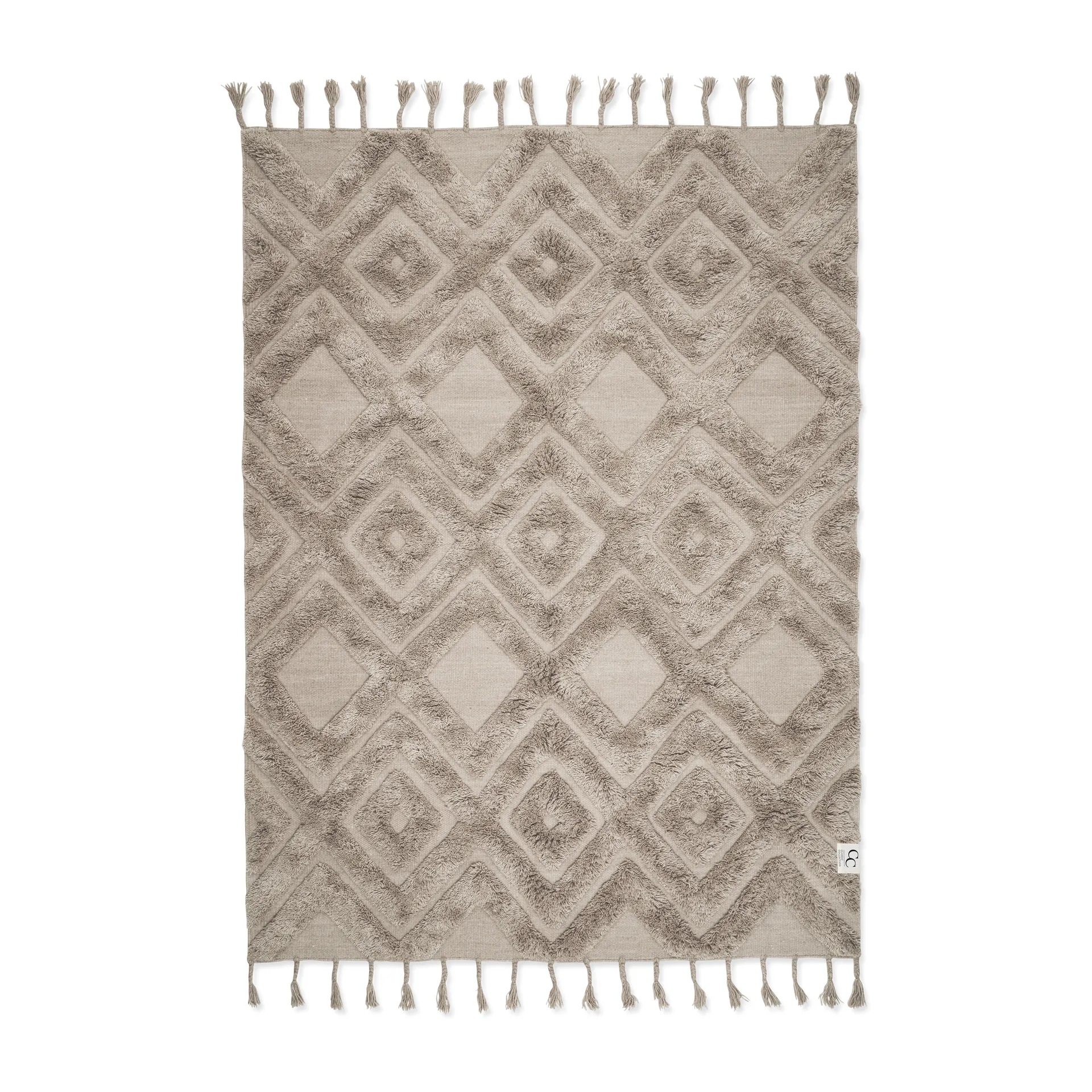 Copenhagen wool rug 200x300 cm, Beige Classic Collection