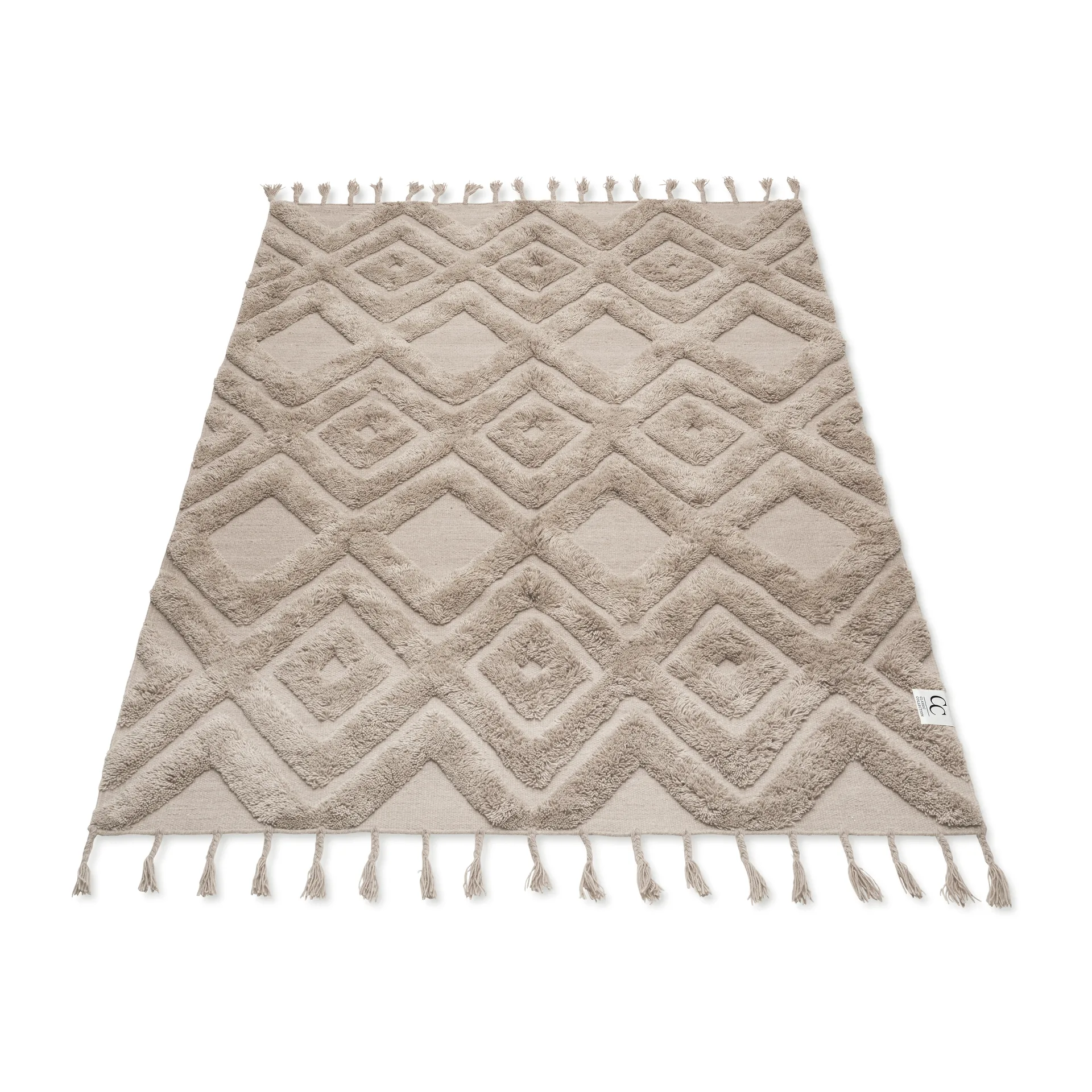 Copenhagen wool rug 200x300 cm, Beige Classic Collection