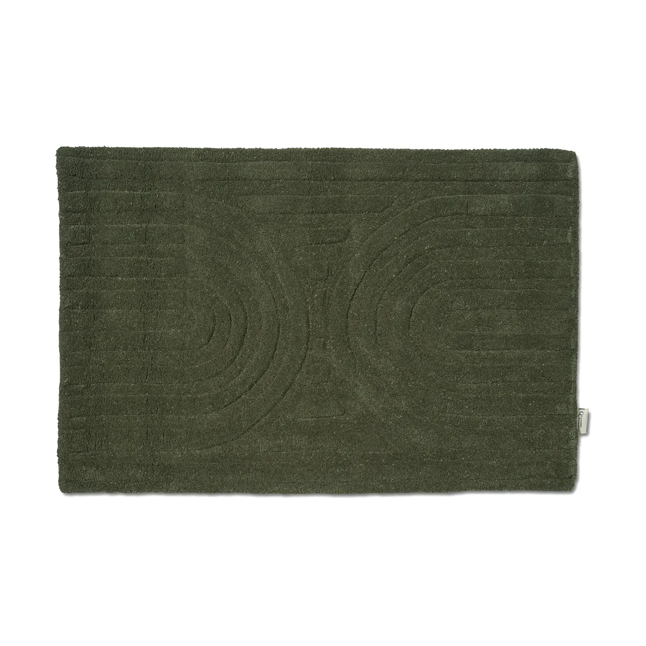 Curve doormat 60x90 cm, Green Classic Collection