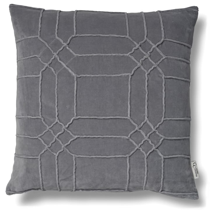 Delhi pillowcase 50x50 cm, Slate grey Classic Collection