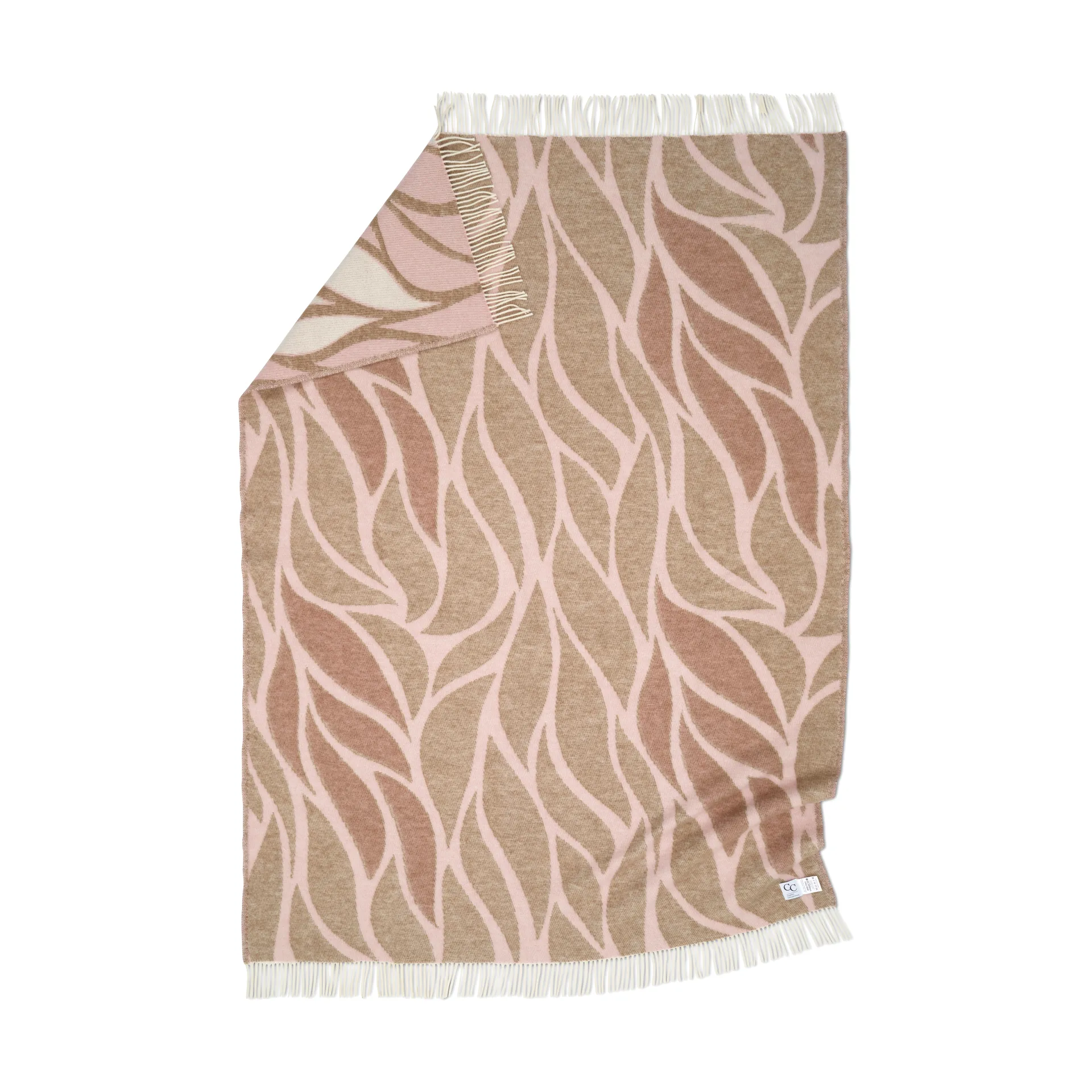 Folia throw 130x180 cm, Pink Classic Collection