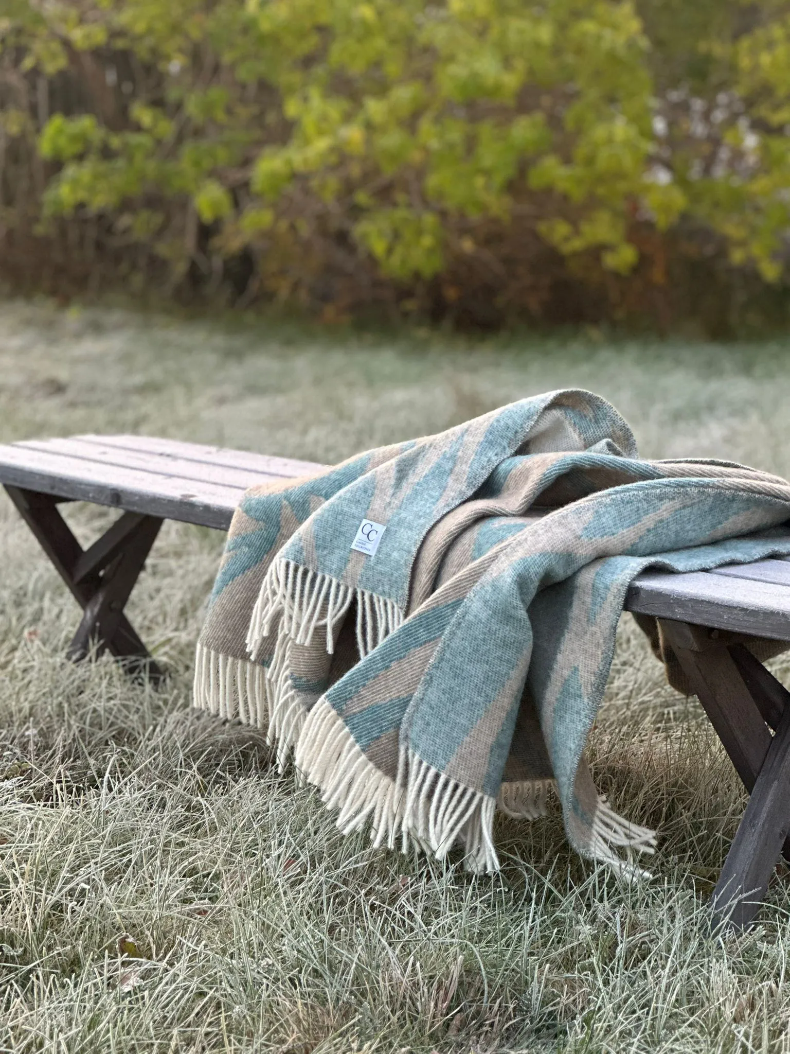 Folia throw 130x180 cm, Teal Classic Collection