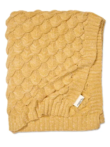 Gems throw 130x170 cm - Yellow - Classic Collection