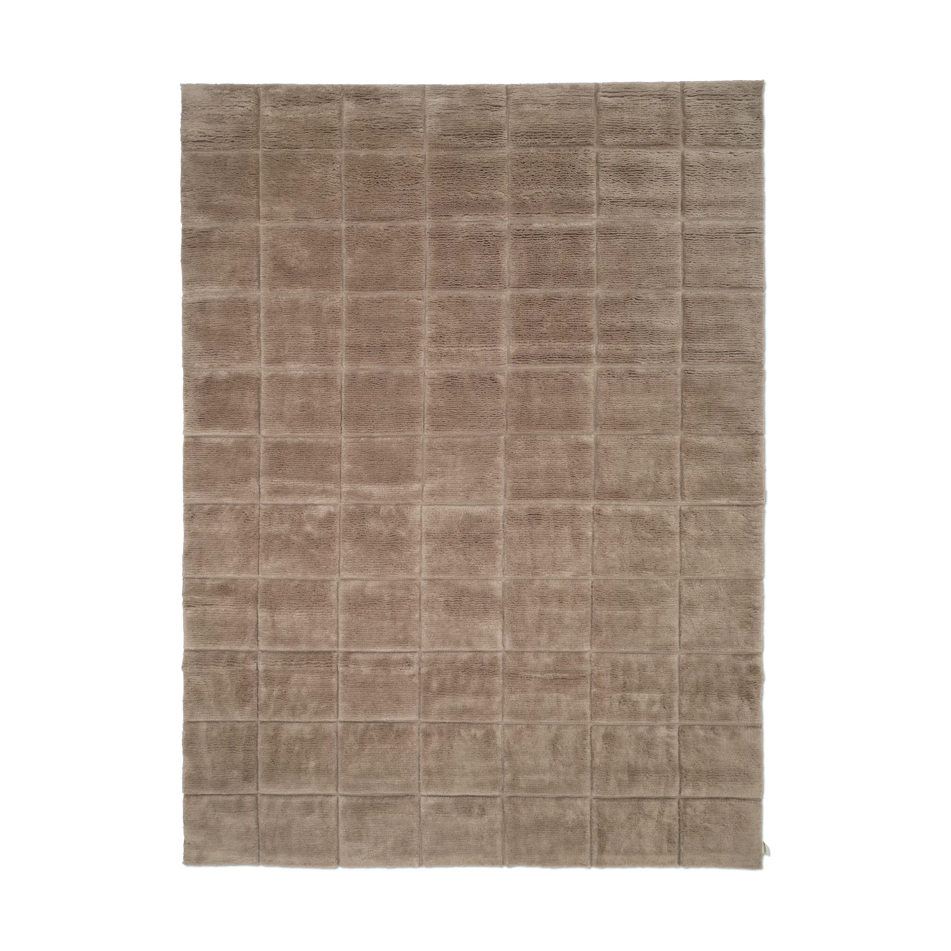 Grid rug, Chocolate, 200x300 cm Classic Collection