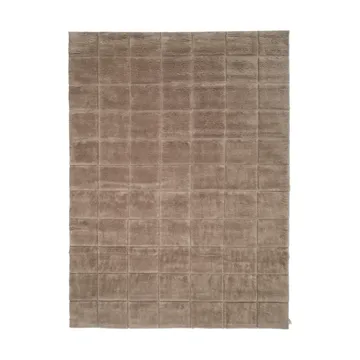 Grid rug - Chocolate, 200x300 cm - Classic Collection