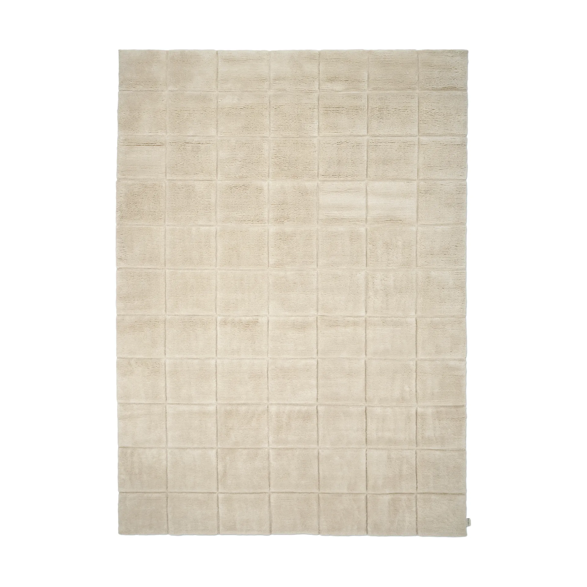 Grid rug, Ivory, 170x230 cm Classic Collection