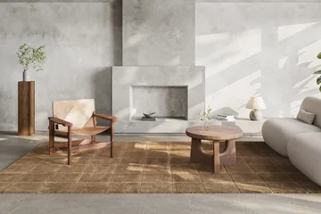 Grid rug - Wheat, 250x350 cm - Classic Collection