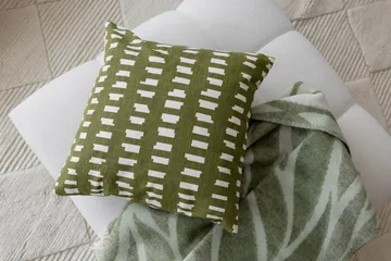 Ikat Block cushion cover 50x50 cm - Green - Classic Collection