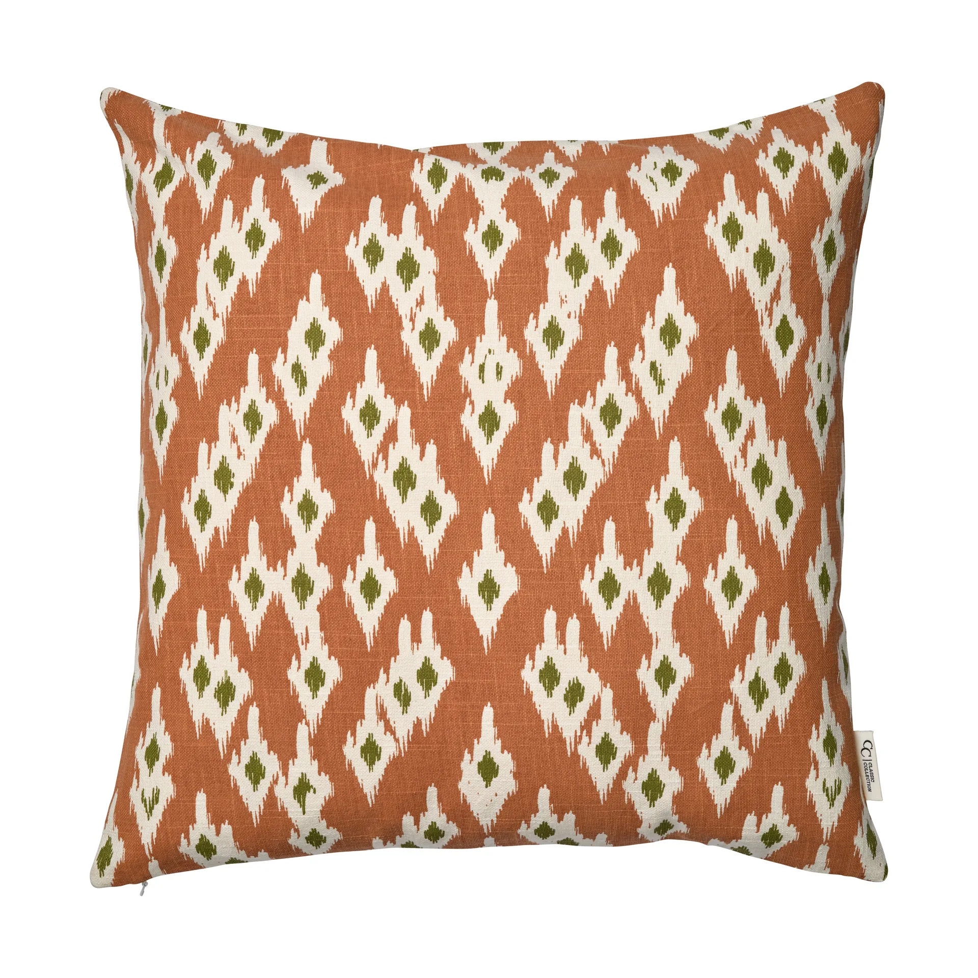 Ikat Diamond cushion cover 50x50 cm, Brown Classic Collection