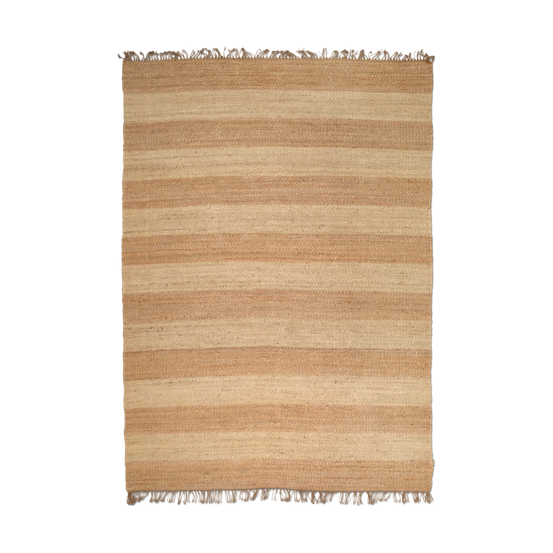 Jute Stripes rug, Natural jute, 170x230 cm Classic Collection