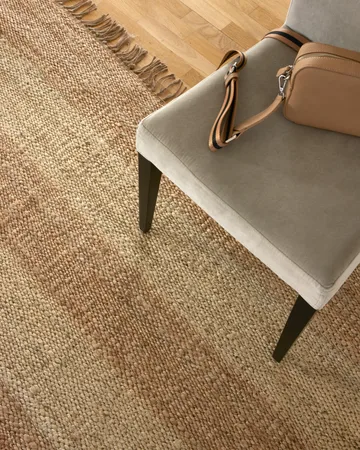 Jute Stripes rug - Natural jute, 170x230 cm - Classic Collection