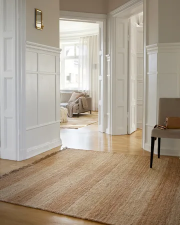 Jute Stripes rug - Natural jute, 200x300 cm - Classic Collection