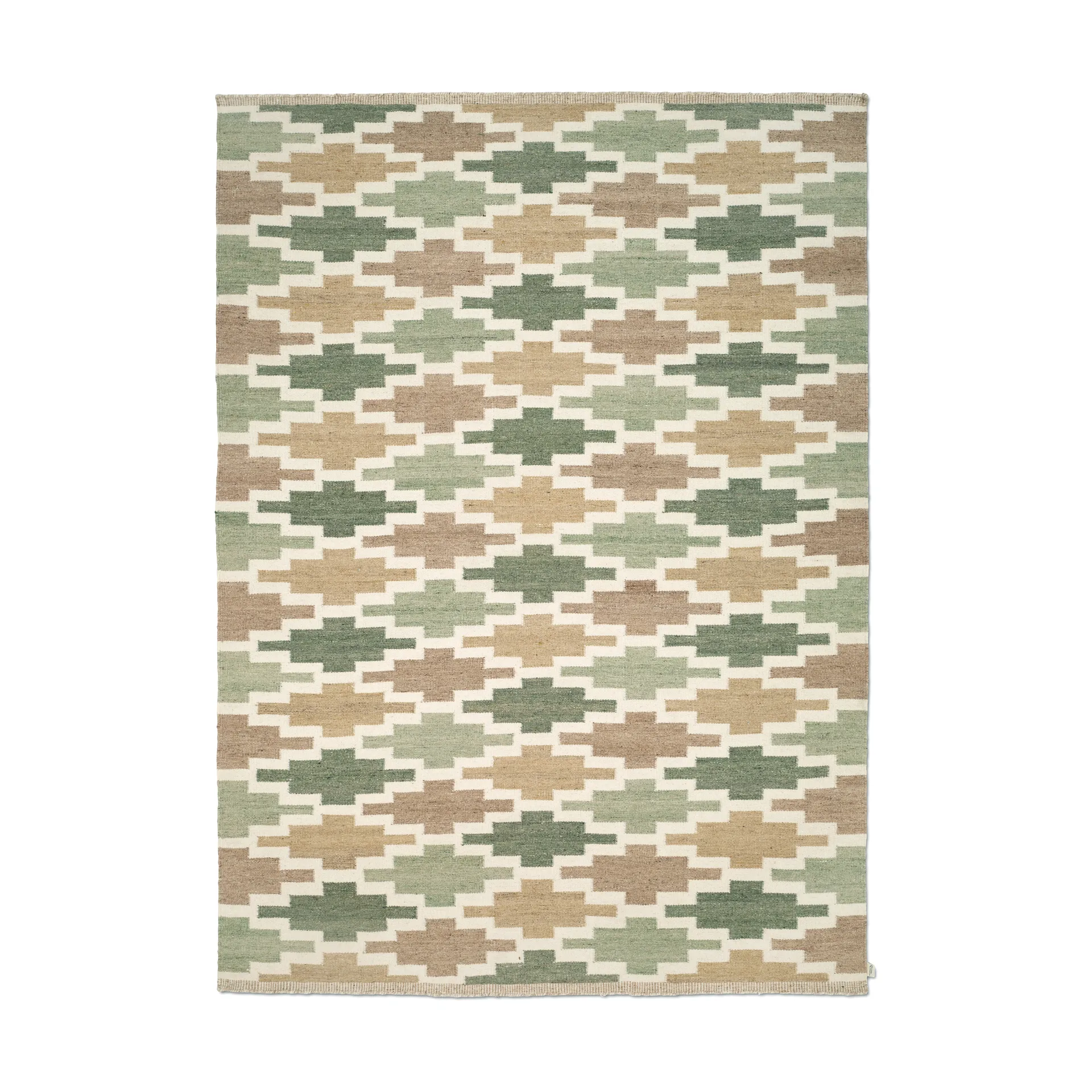 Korsnäs rug, Green beige, 170x230 cm Classic Collection